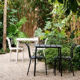 Aligned Outdoor Dining Table