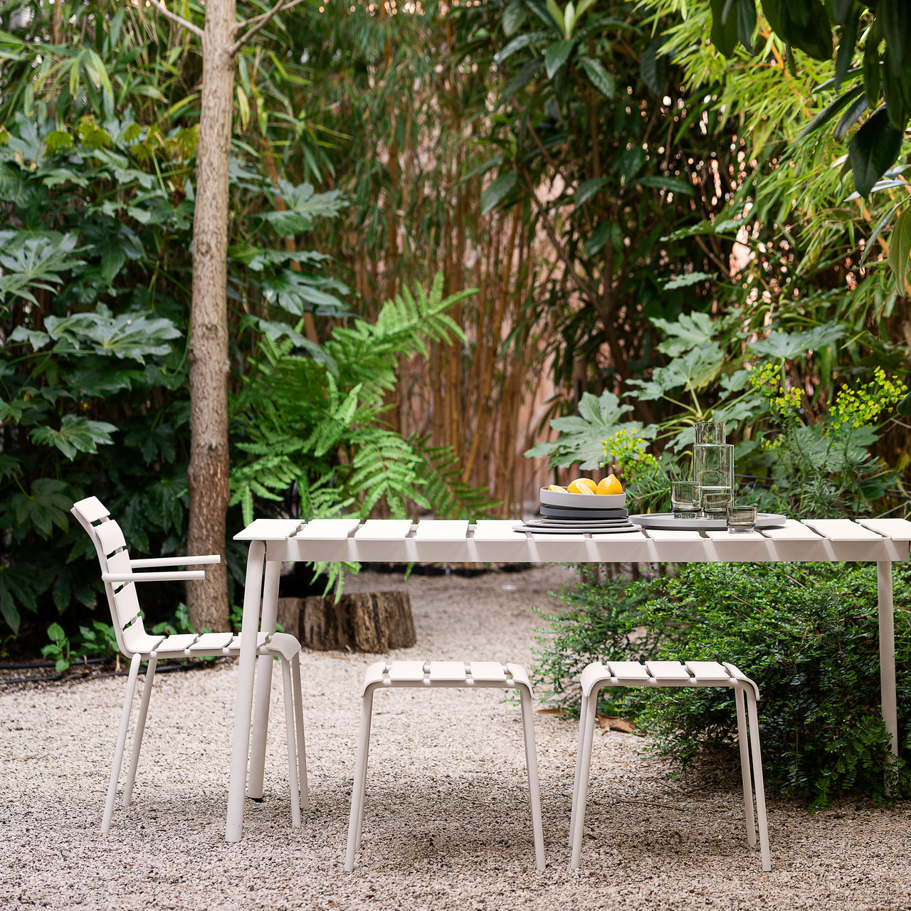 Aligned Outdoor Stacking Chair