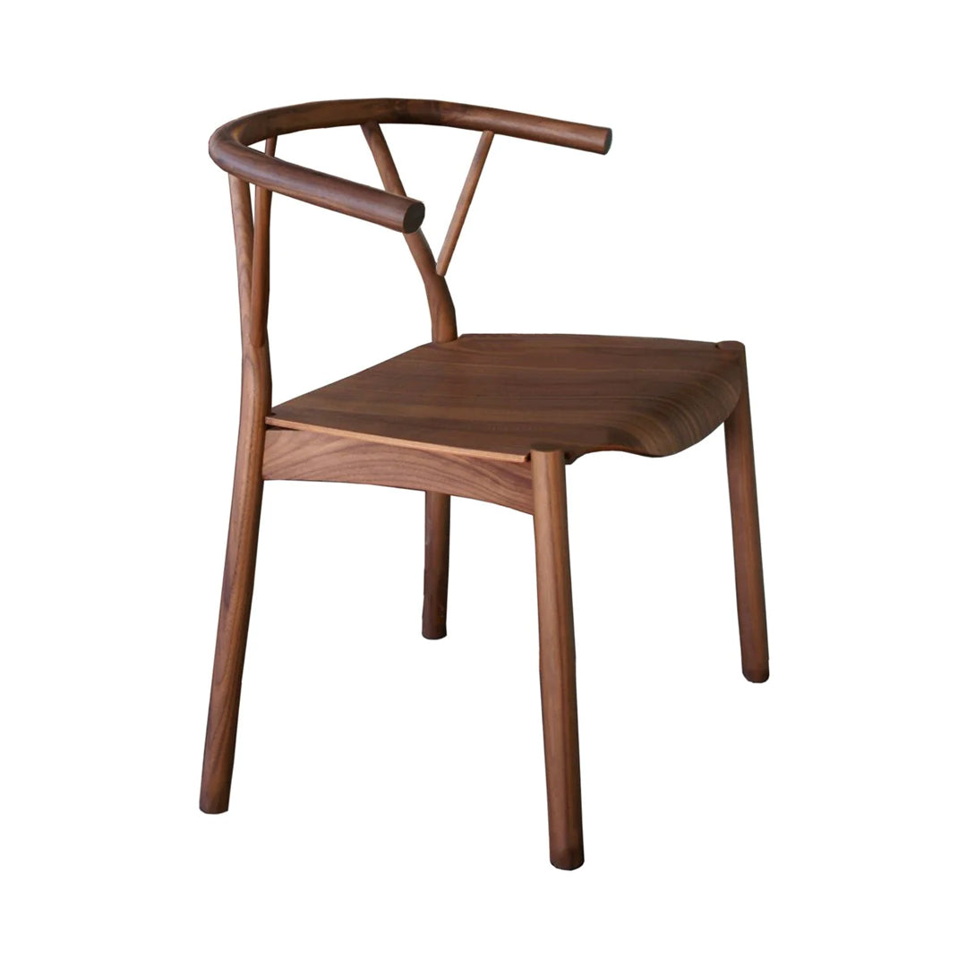 Valerie Chair: Oak Stained Walnut