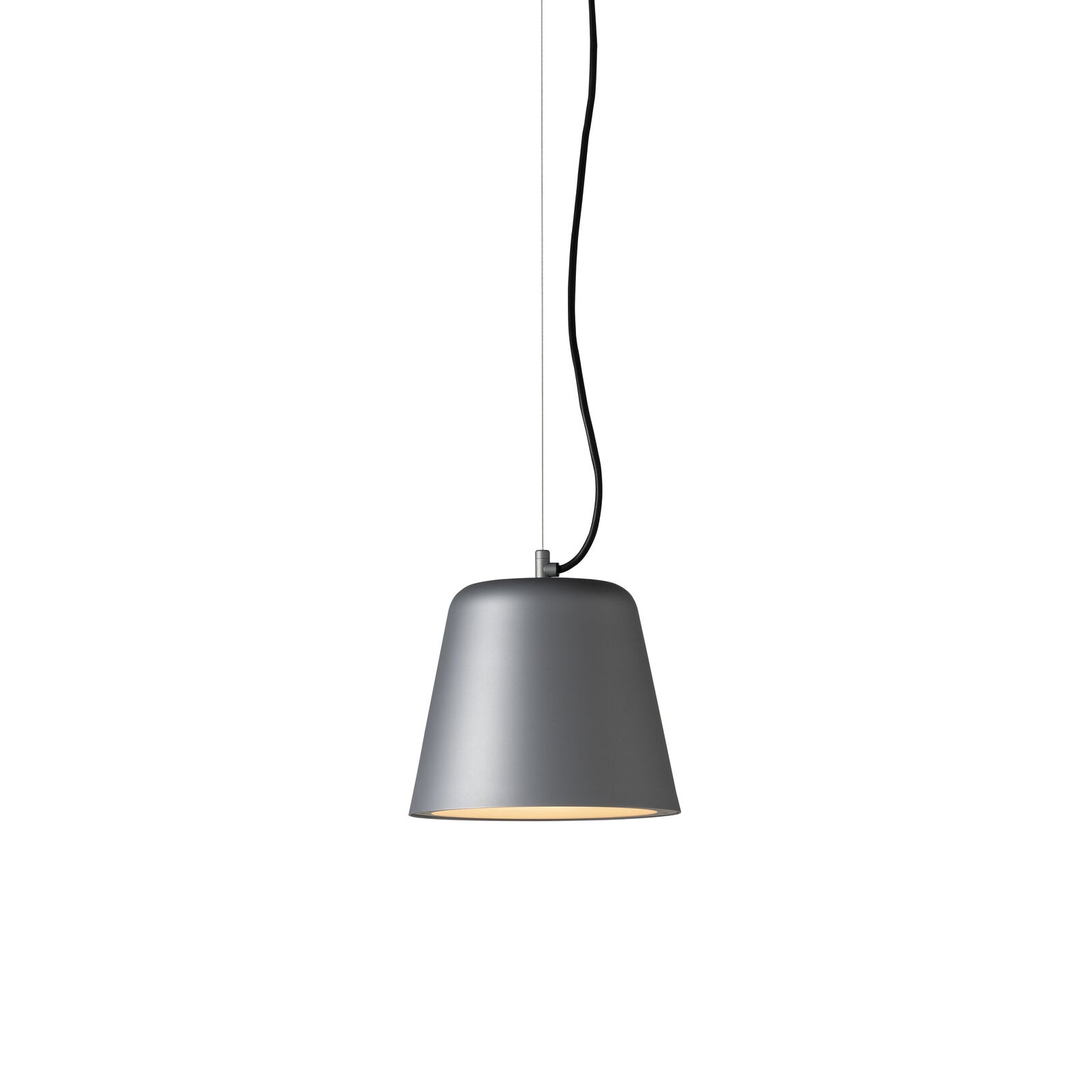 Vaso Pendant Lamp: Aluminum Grey