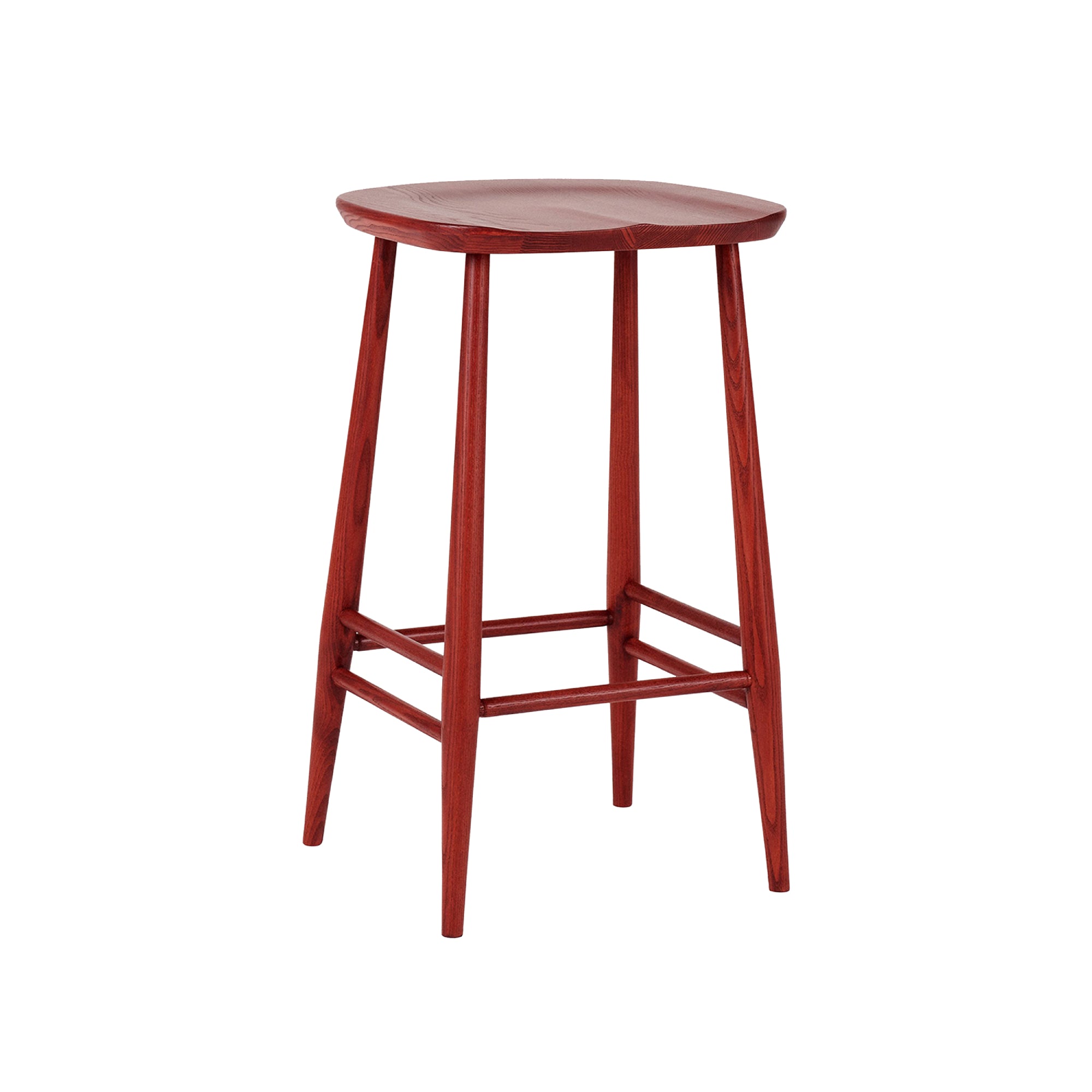 Originals Utility Bar + Counter Stool: Counter + Stained Vintage Red