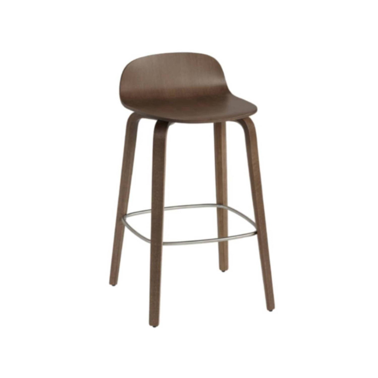 Visu Counter Stool: Stained Dark Brown