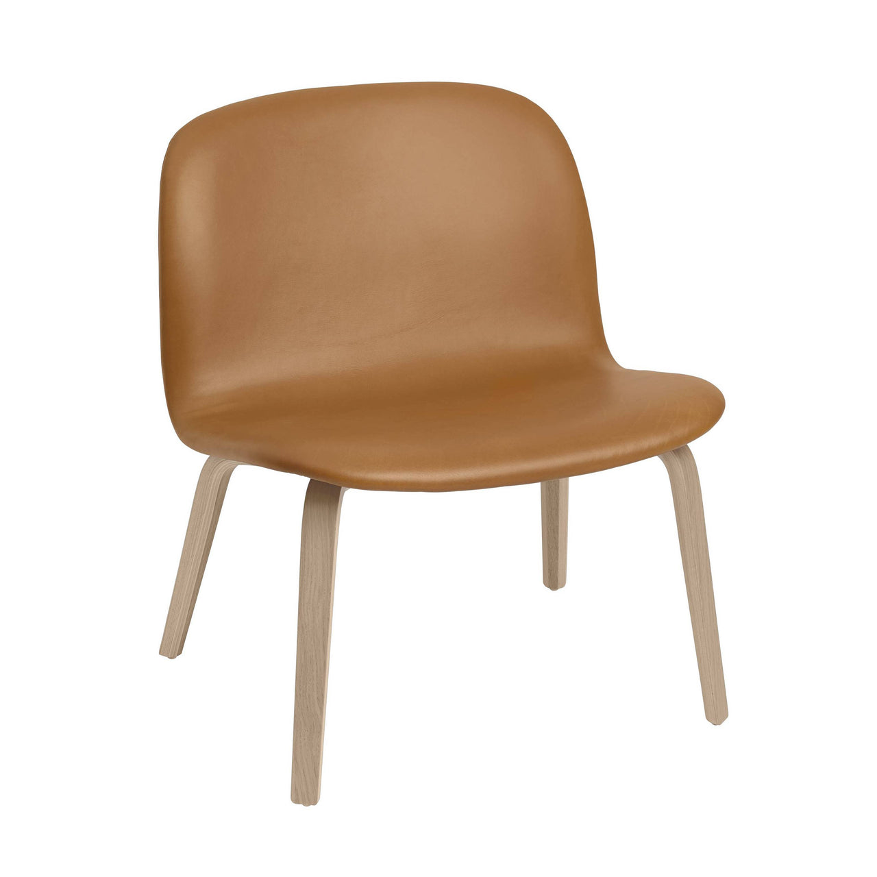 Visu Lounge Chair: Upholstered + Oak