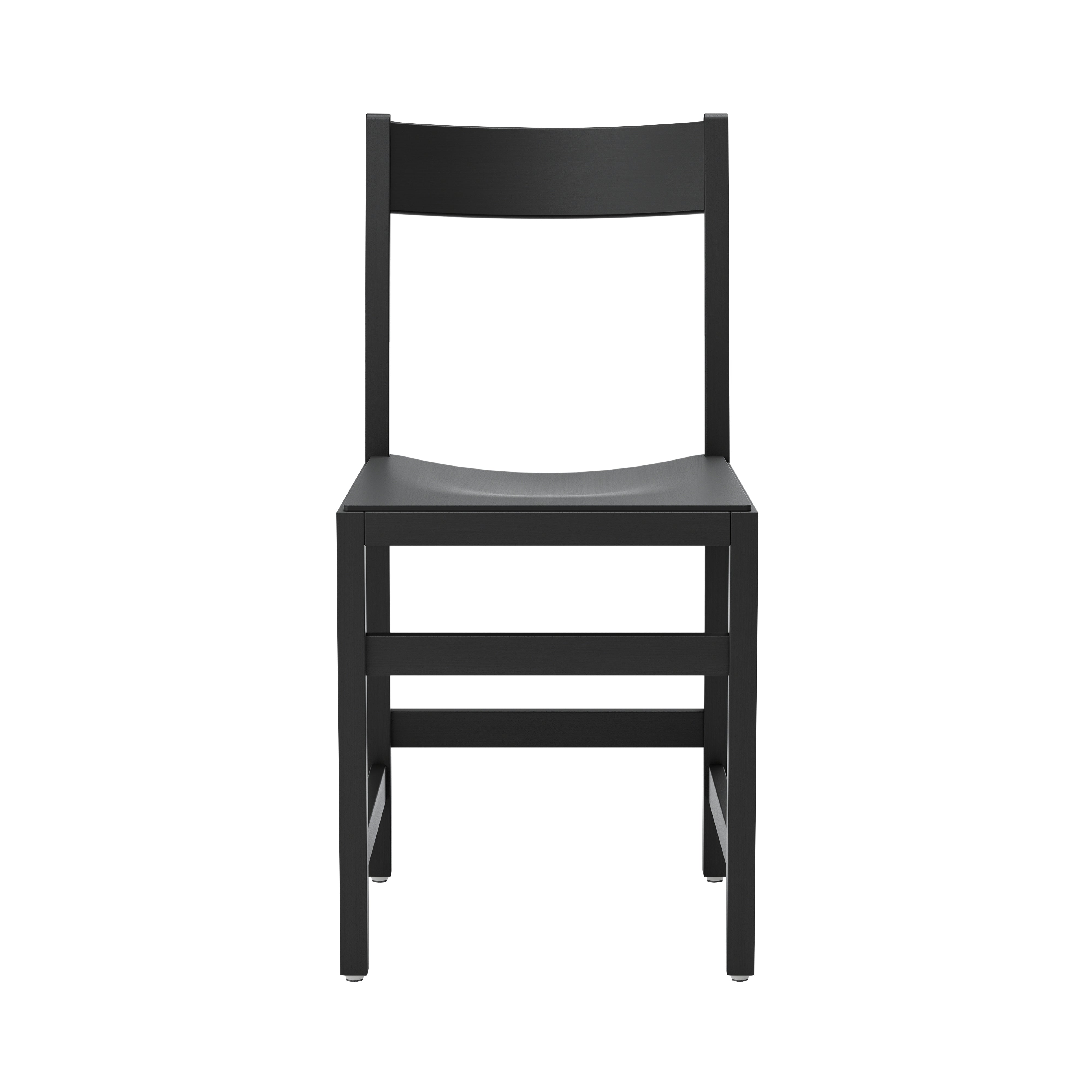 Waiter Chair: Black Stained Beech