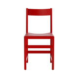 Waiter Chair: Red Lacquered Beech