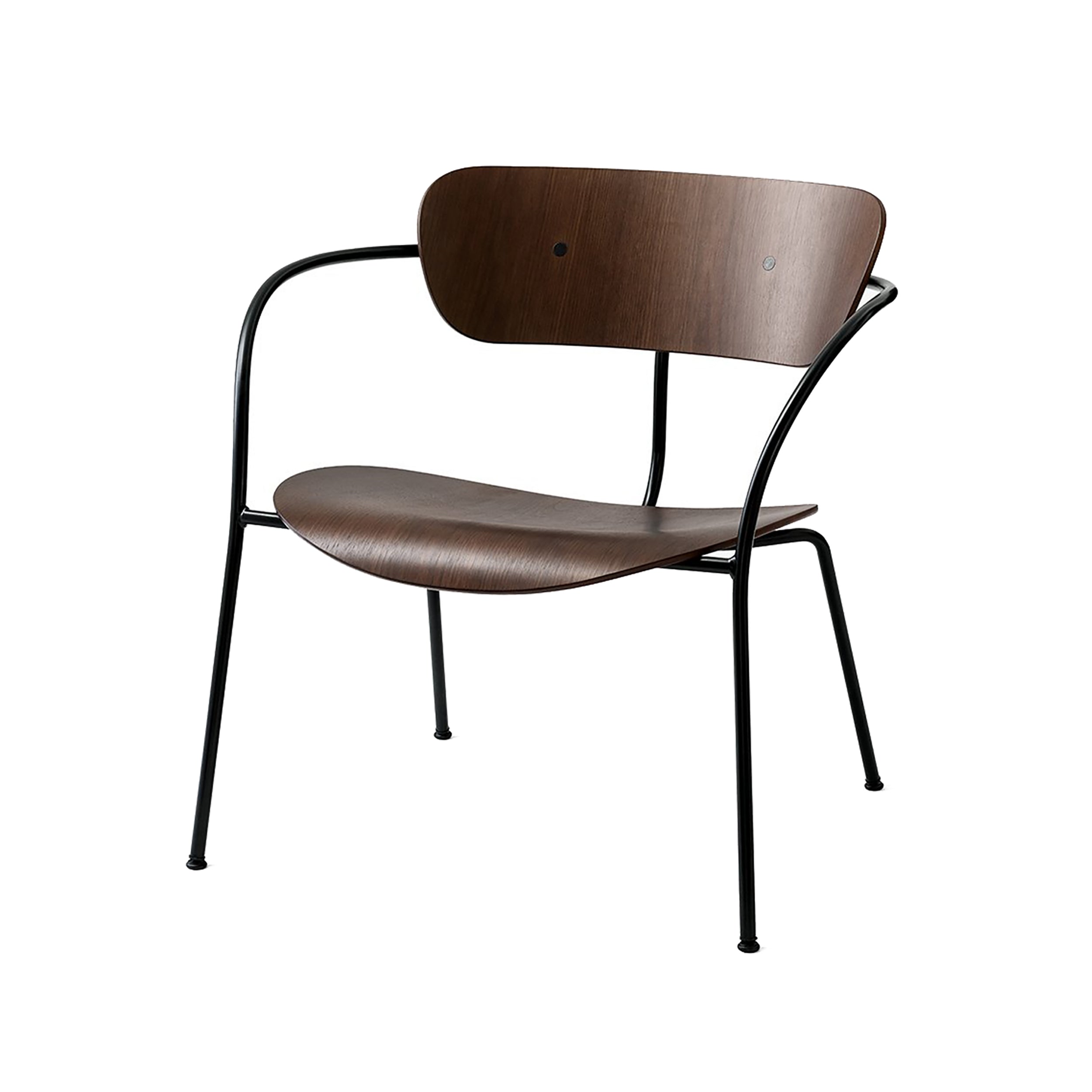 Pavilion Lounge Chair AV5: Lacquered Walnut (MTO)