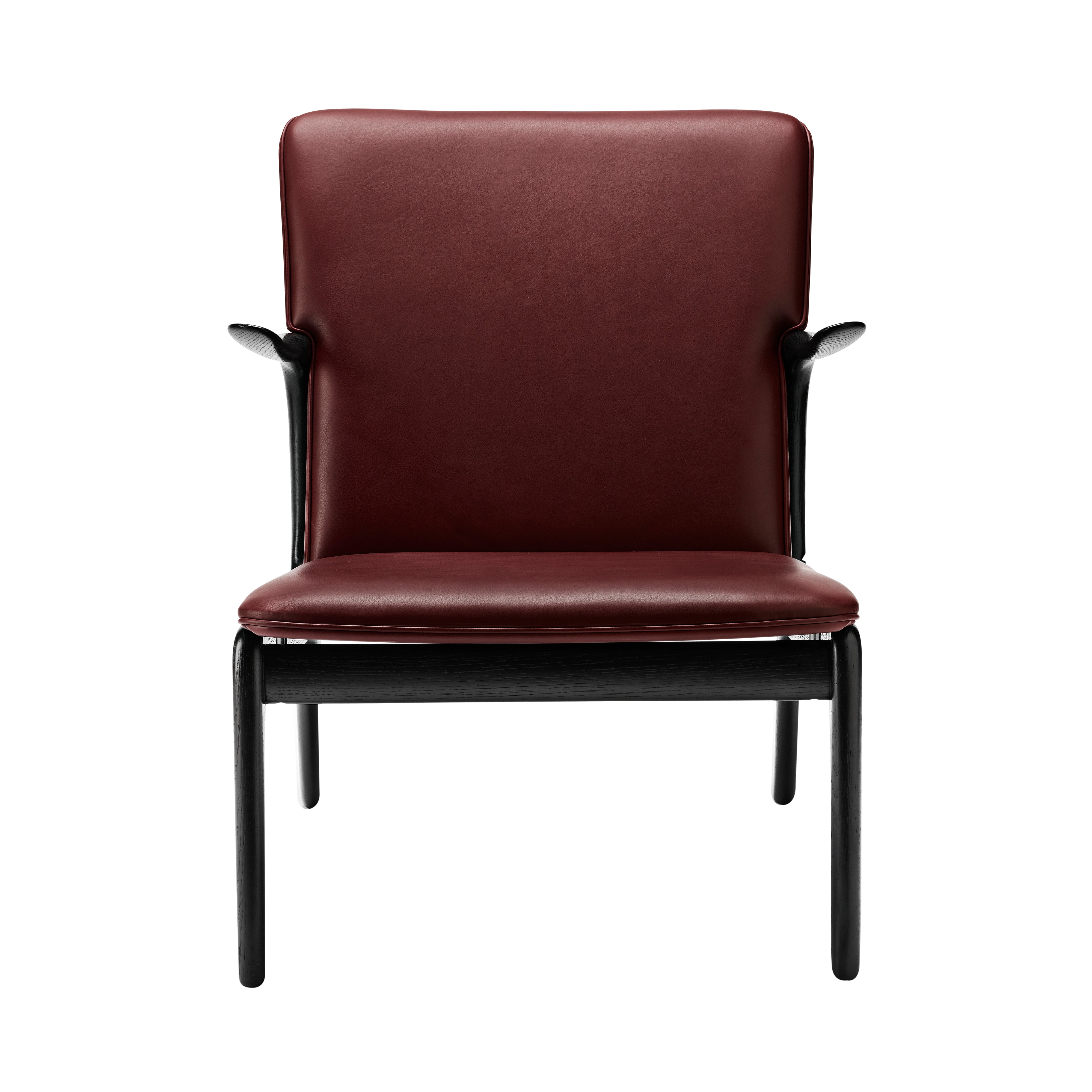 OW124 Beak Chair: Black Oak