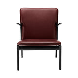OW124 Beak Chair: Black Oak