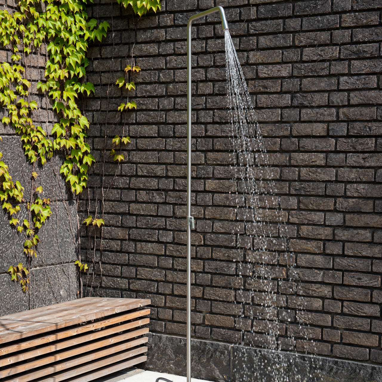 Serpentine Outdoor Shower