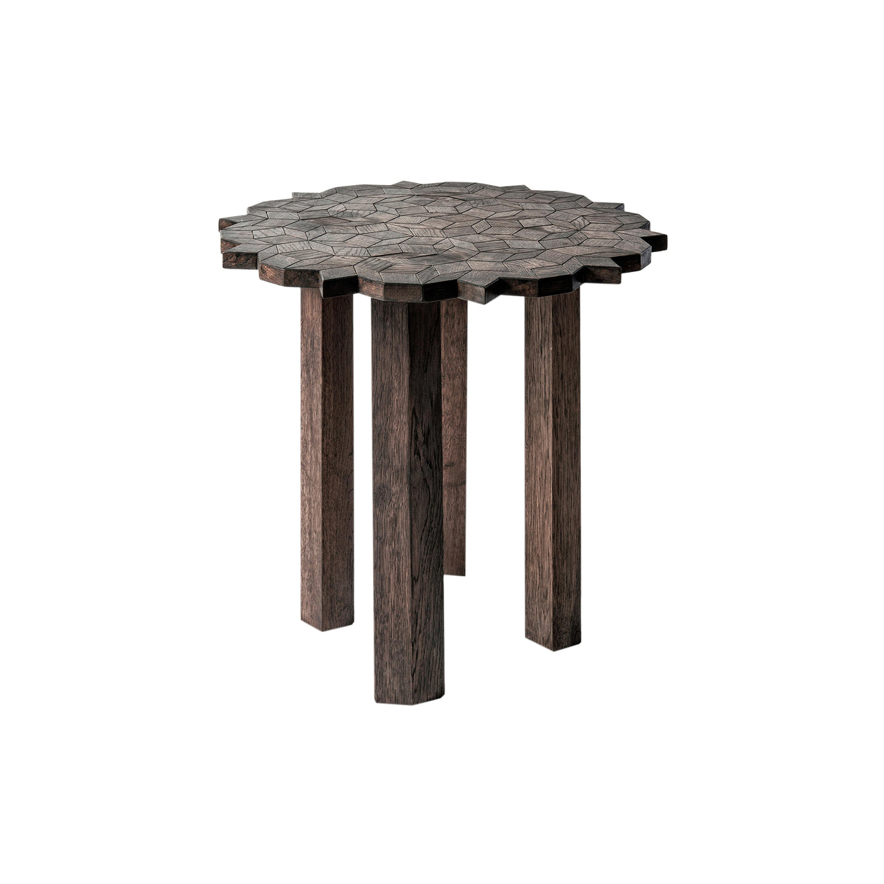 Ombra Side Table: Wenge Maple