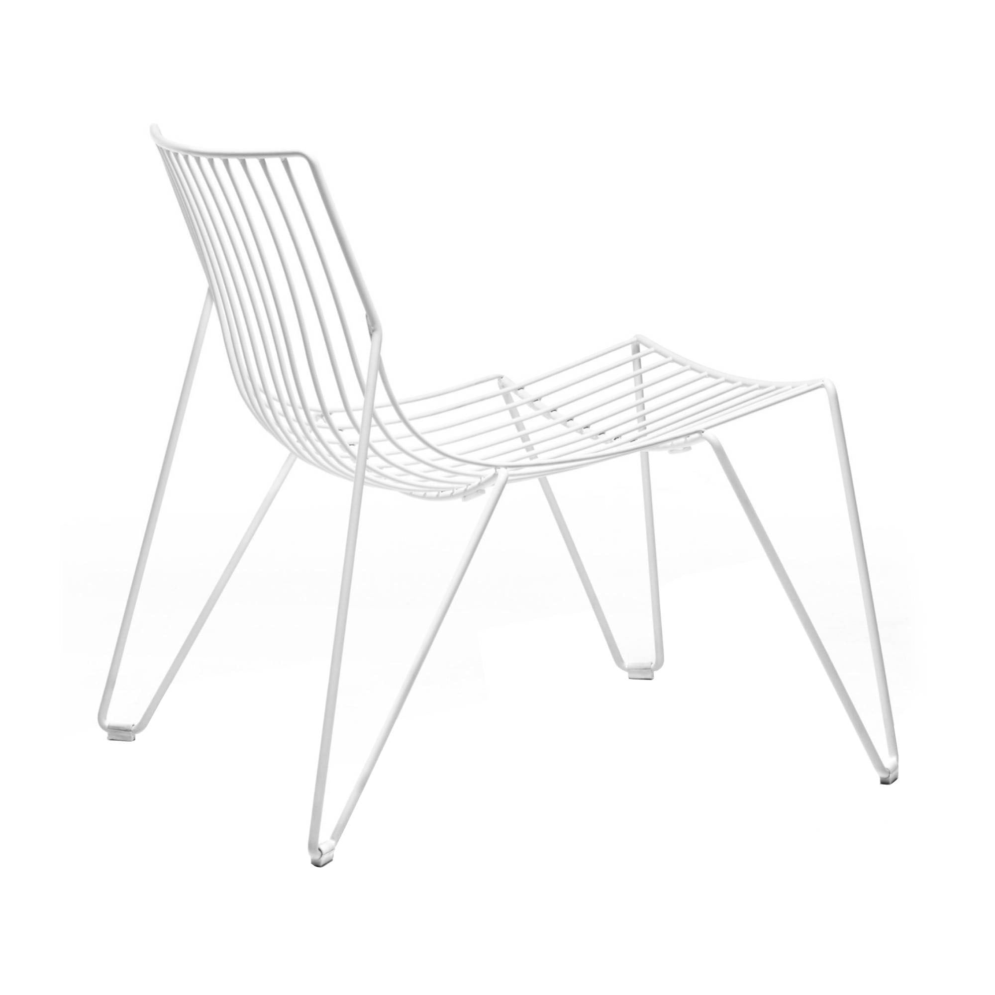 Tio Easy Chair: White