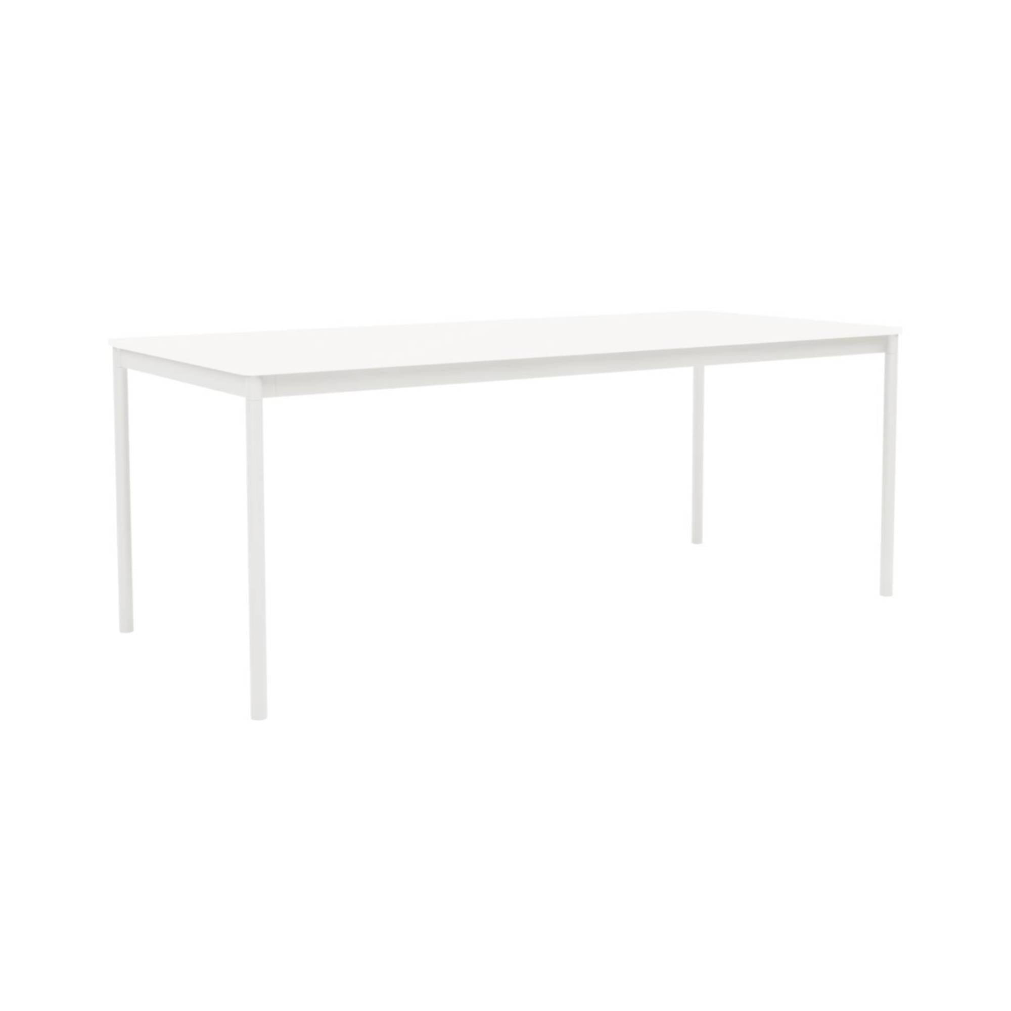Base Table: Medium + White Laminate + ABS Edge + White