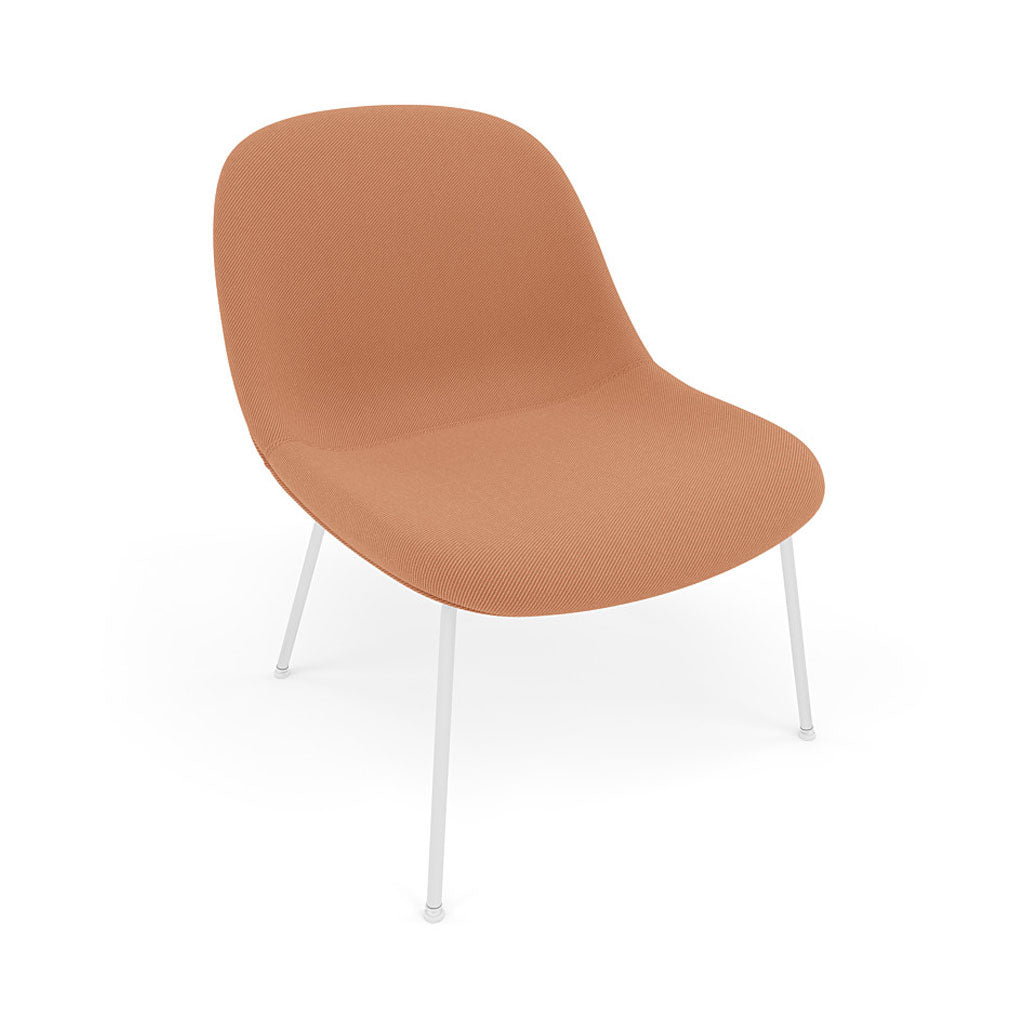 Fiber Lounge Chair: Tube Base + Upholstered