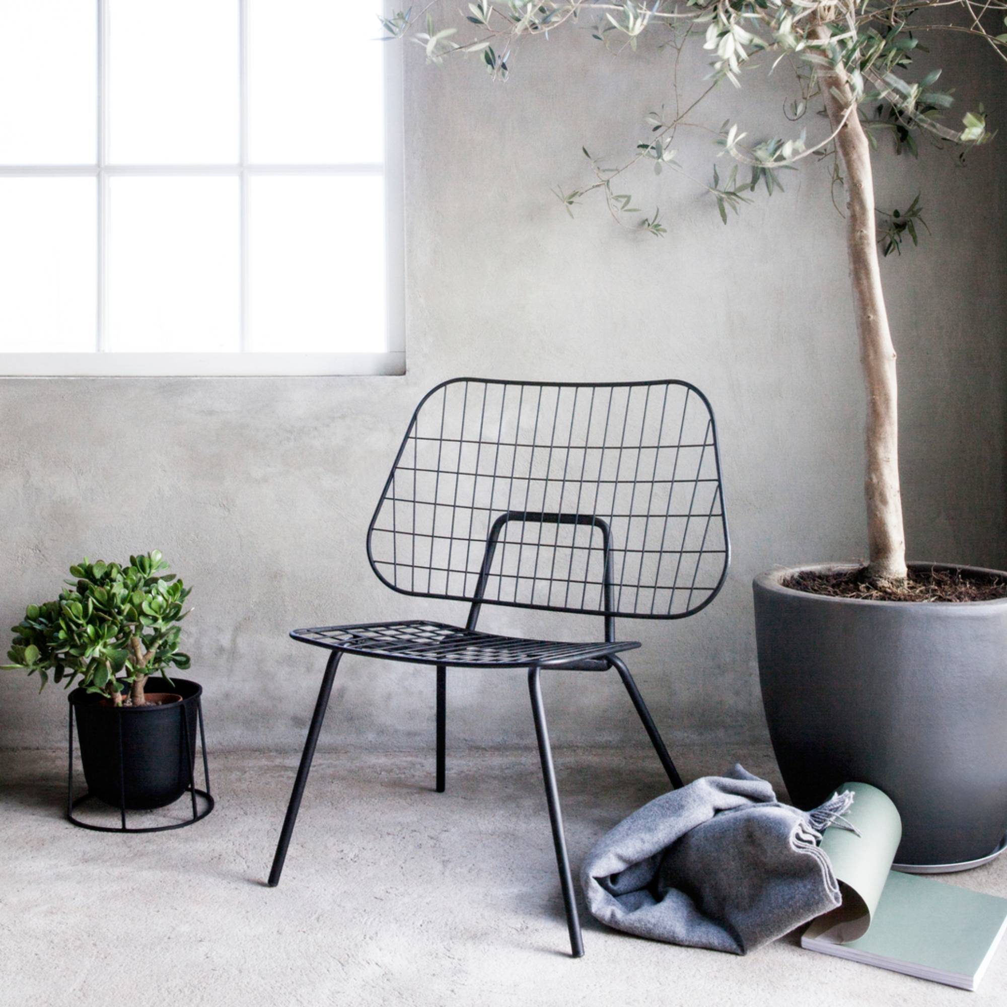 WM String Lounge Chair: Set of 2