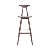 Wohlert Bar Chair: Soap Finished Walnut