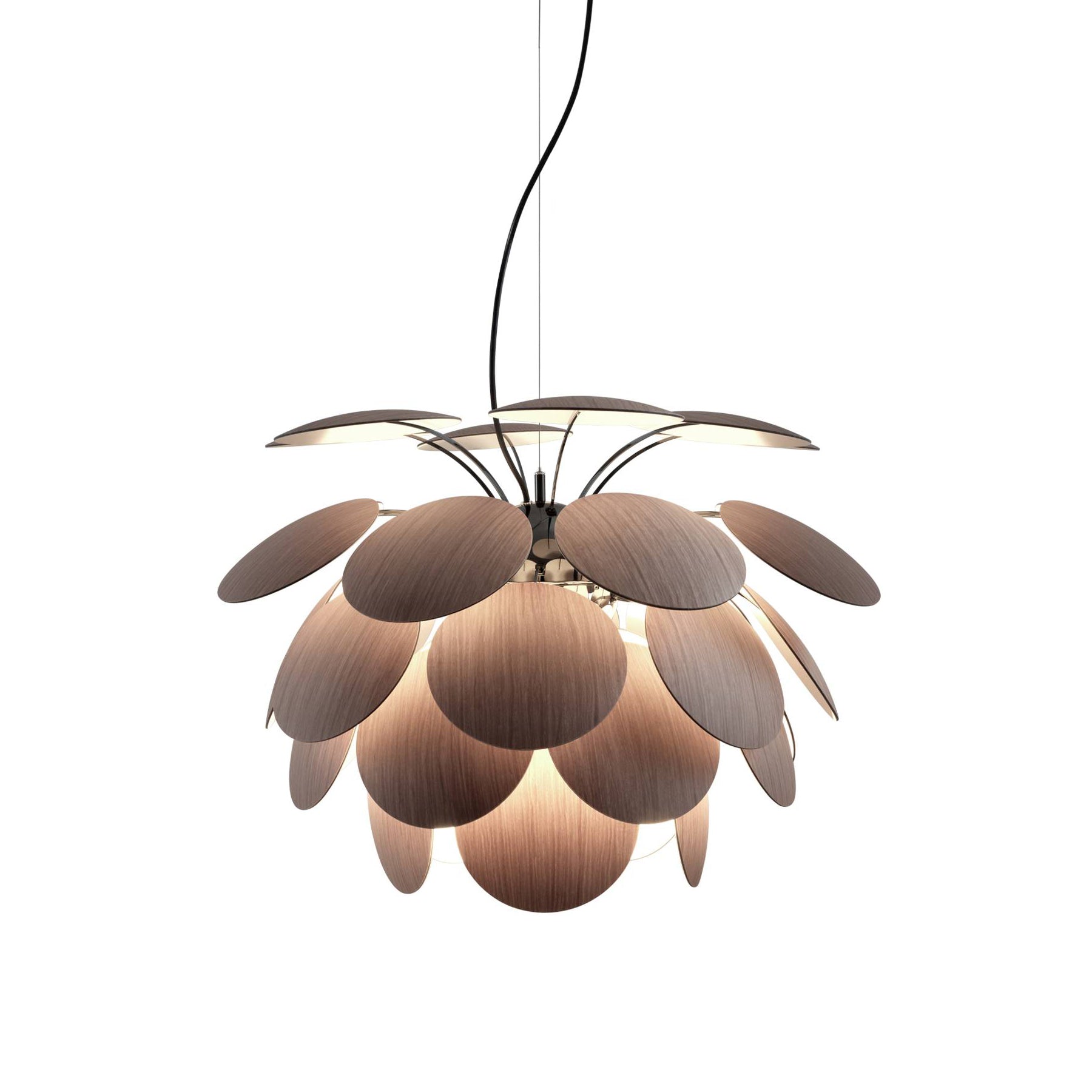 Discocó Pendant Light: Wood