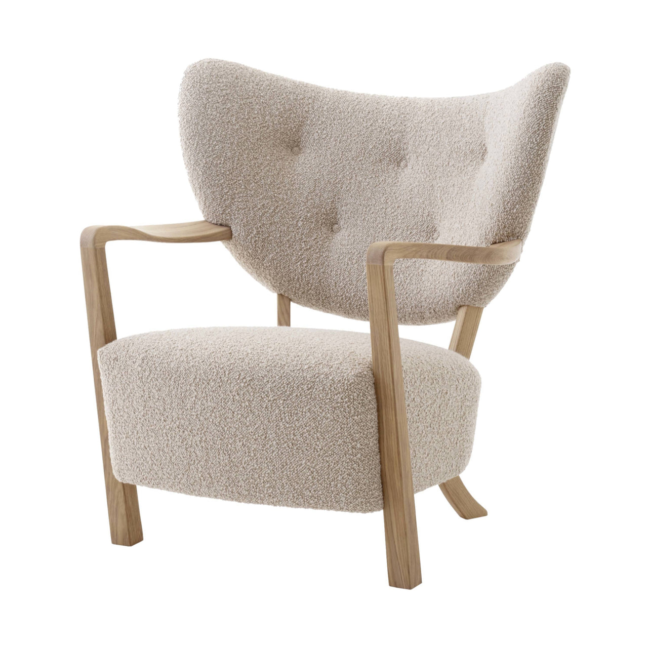 Wulff Lounge Chair ATD2: Oak + Karakorum 003