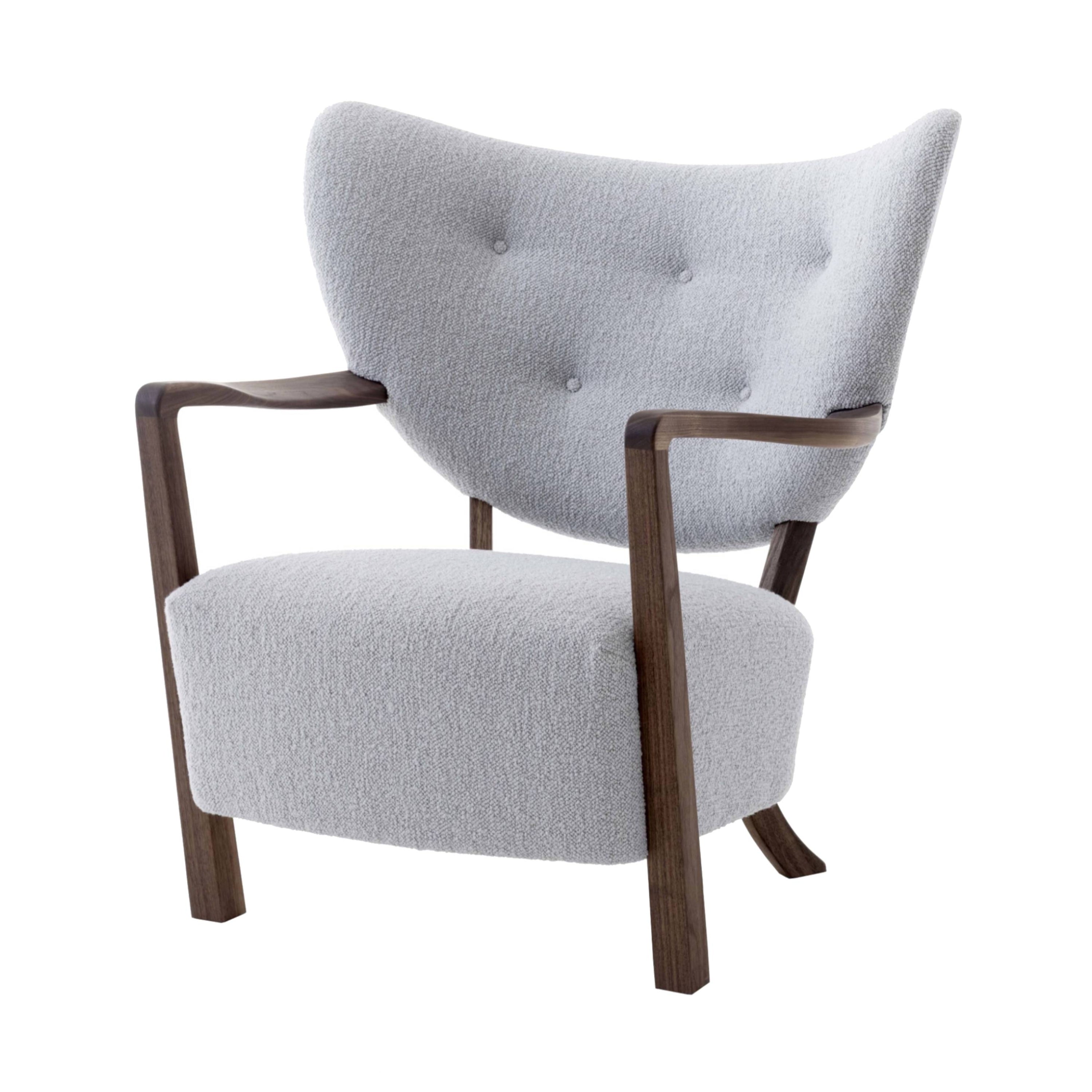 Wulff Lounge Chair ATD2: Walnut + Karandash 005