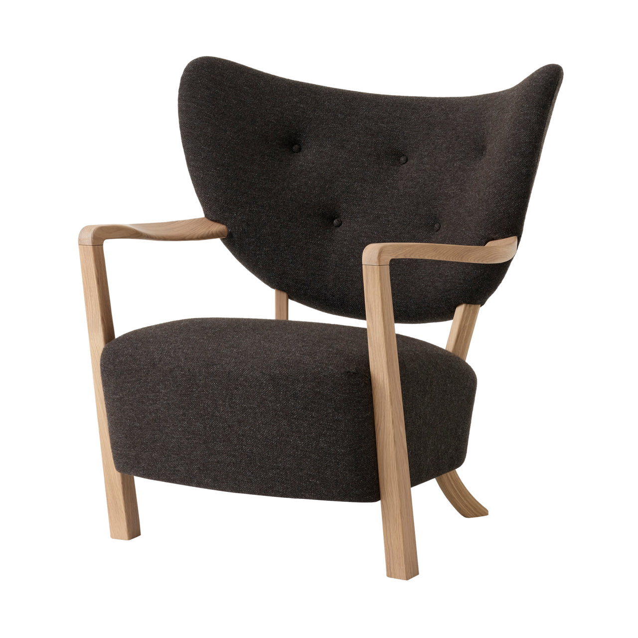 Wulff Lounge Chair ATD2: Oak + Hallingdal 376