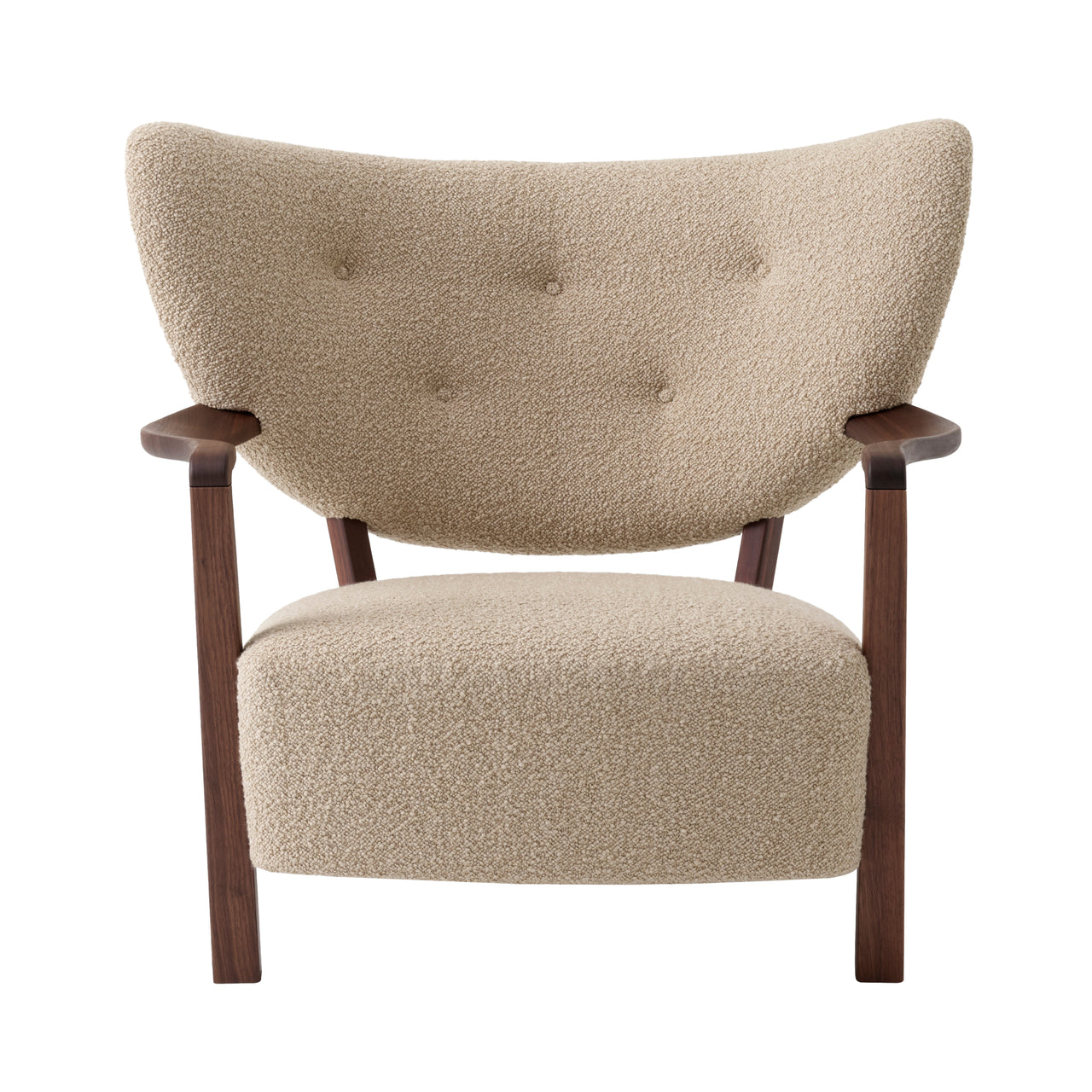 Wulff Lounge Chair ATD2: Walnut + Karakorum 003