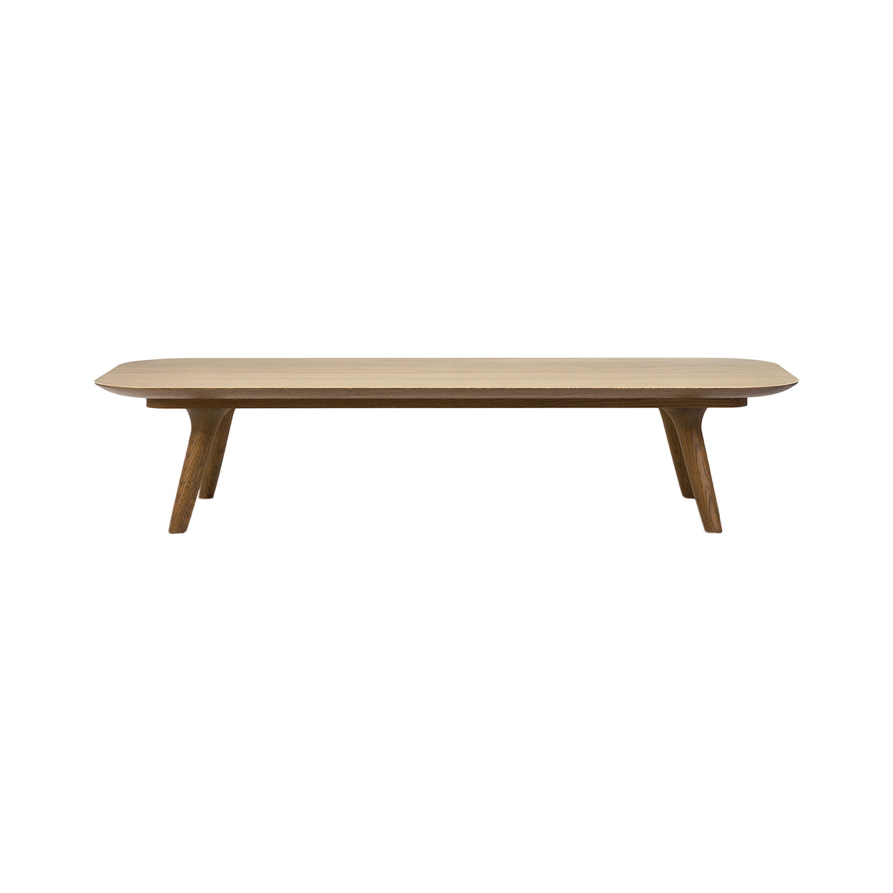 Zio Coffee Table: Rectangle + White Wash + Cinnamon