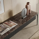 Able Low Console: Marble Top