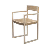 Sweepy Chair: With Arm + Natural Ash+ Natural