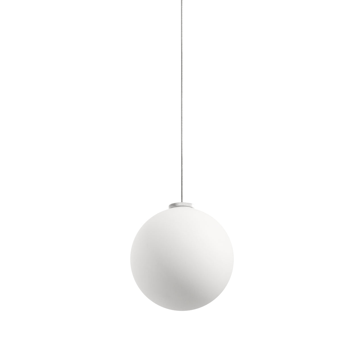 Glass 120. 01 Pendant: Brushed Aluminum