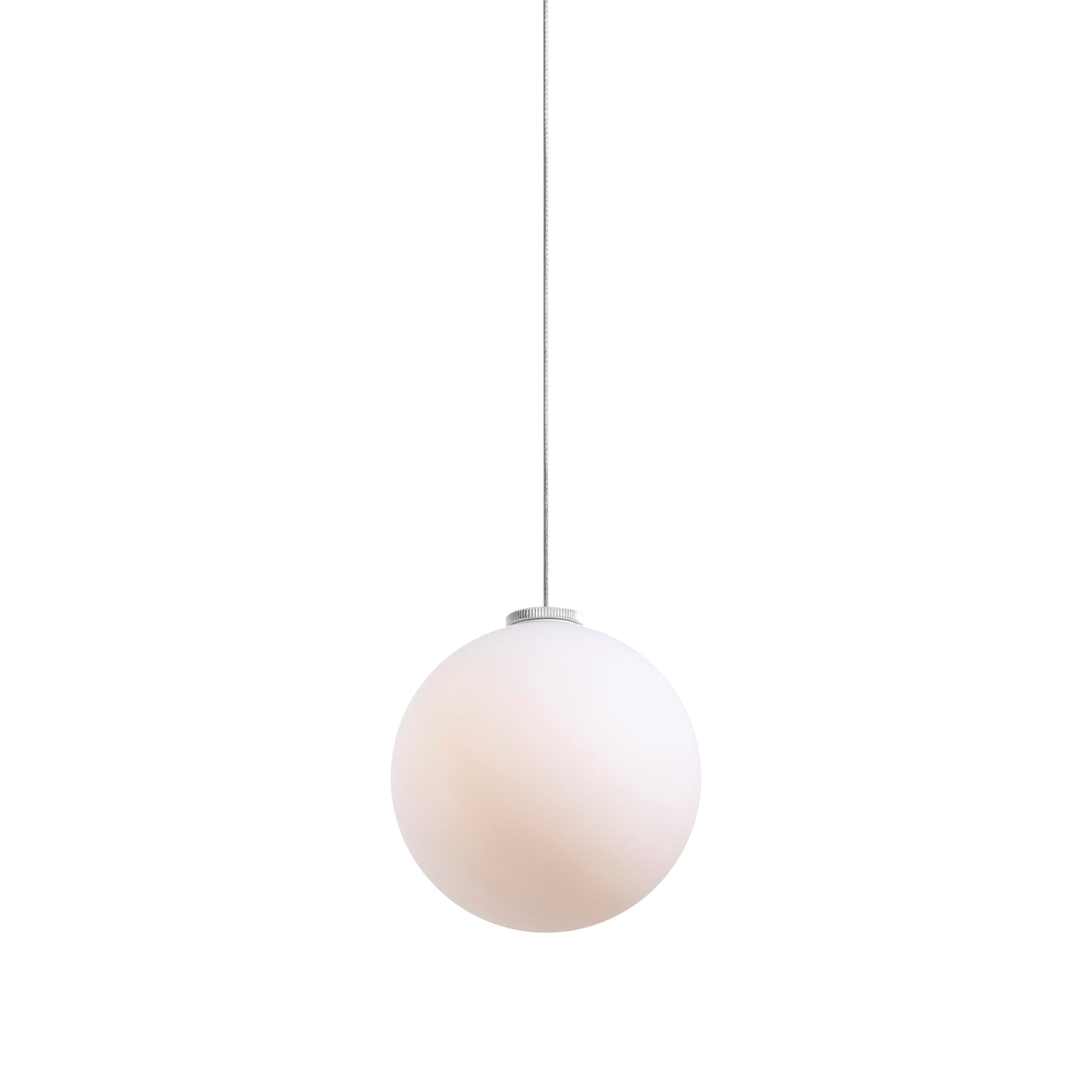 Glass 120. 01 Pendant: Brushed Aluminum