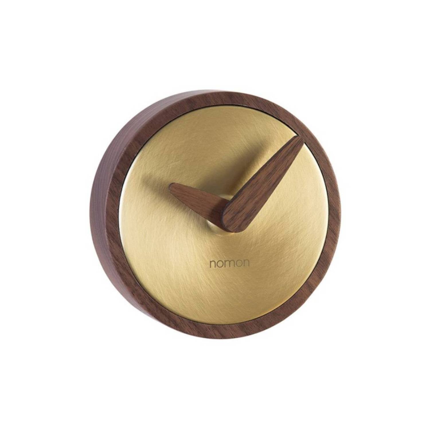 Átomo Wall Clock: Polished Brass