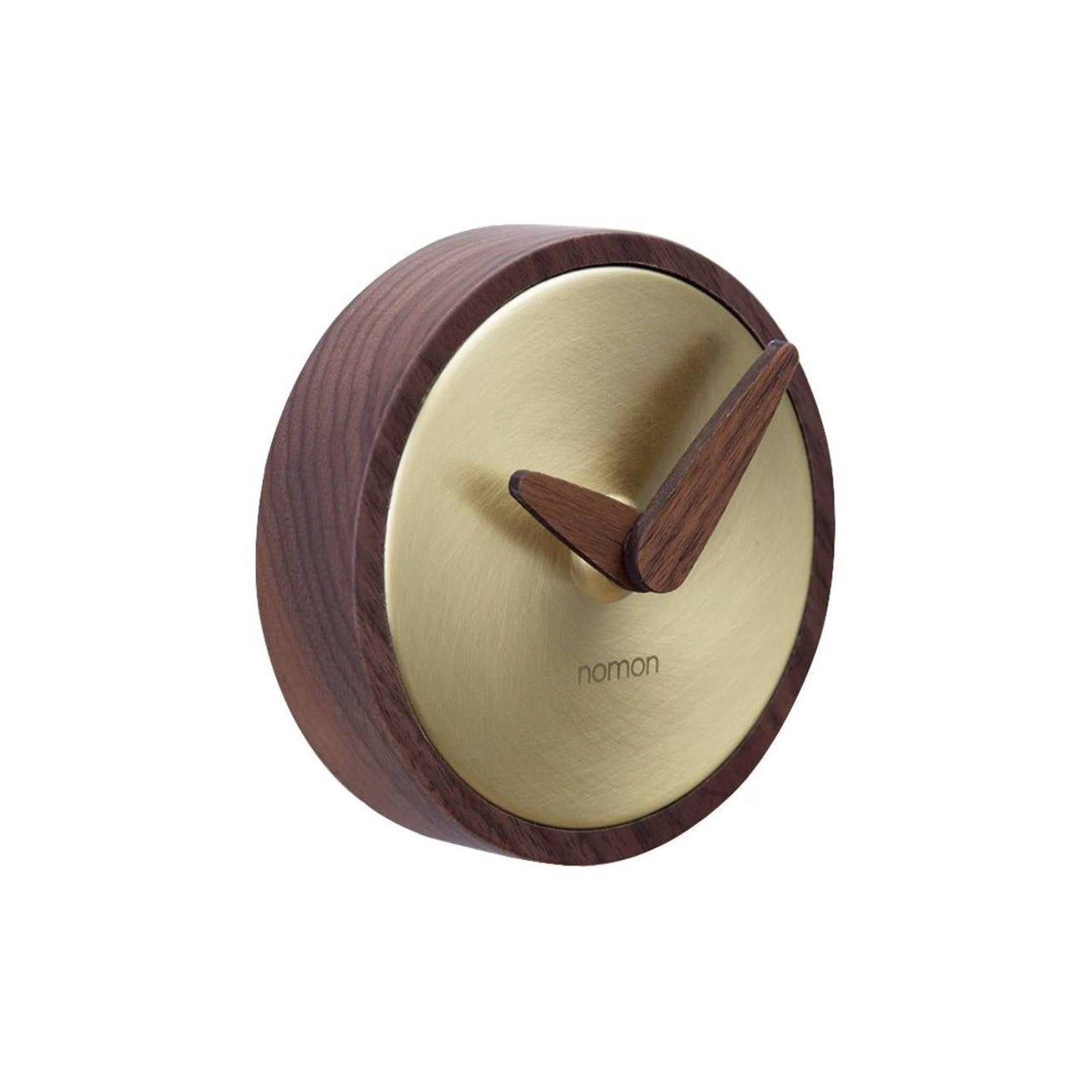 Átomo Wall Clock: Polished Brass