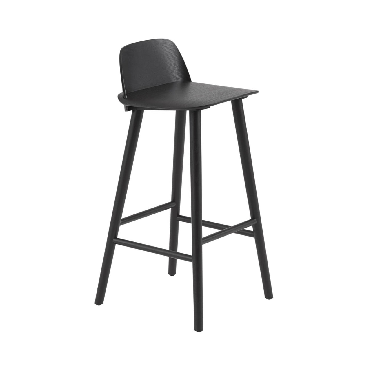 Nerd Bar + Counter Stool: Bar + Black