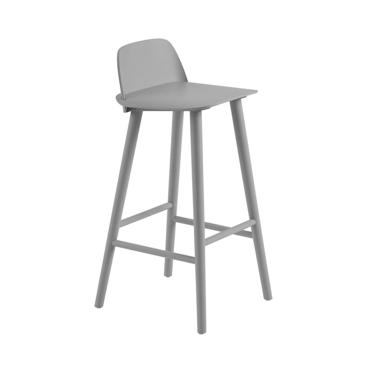 Nerd Bar + Counter Stool: Bar + Grey 