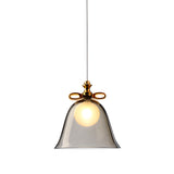 Bell Lamp: Gold + Smoke