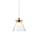 Bell Lamp: Small + Gold + Transparent
