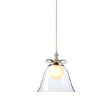 Bell Lamp: Small + White + Transparent