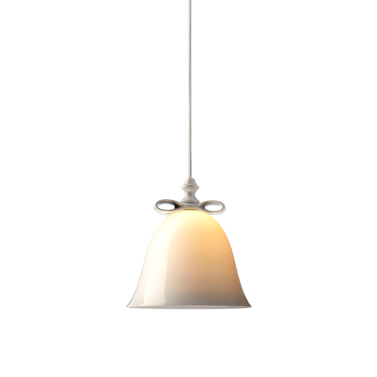 Bell Lamp: Small + White + White