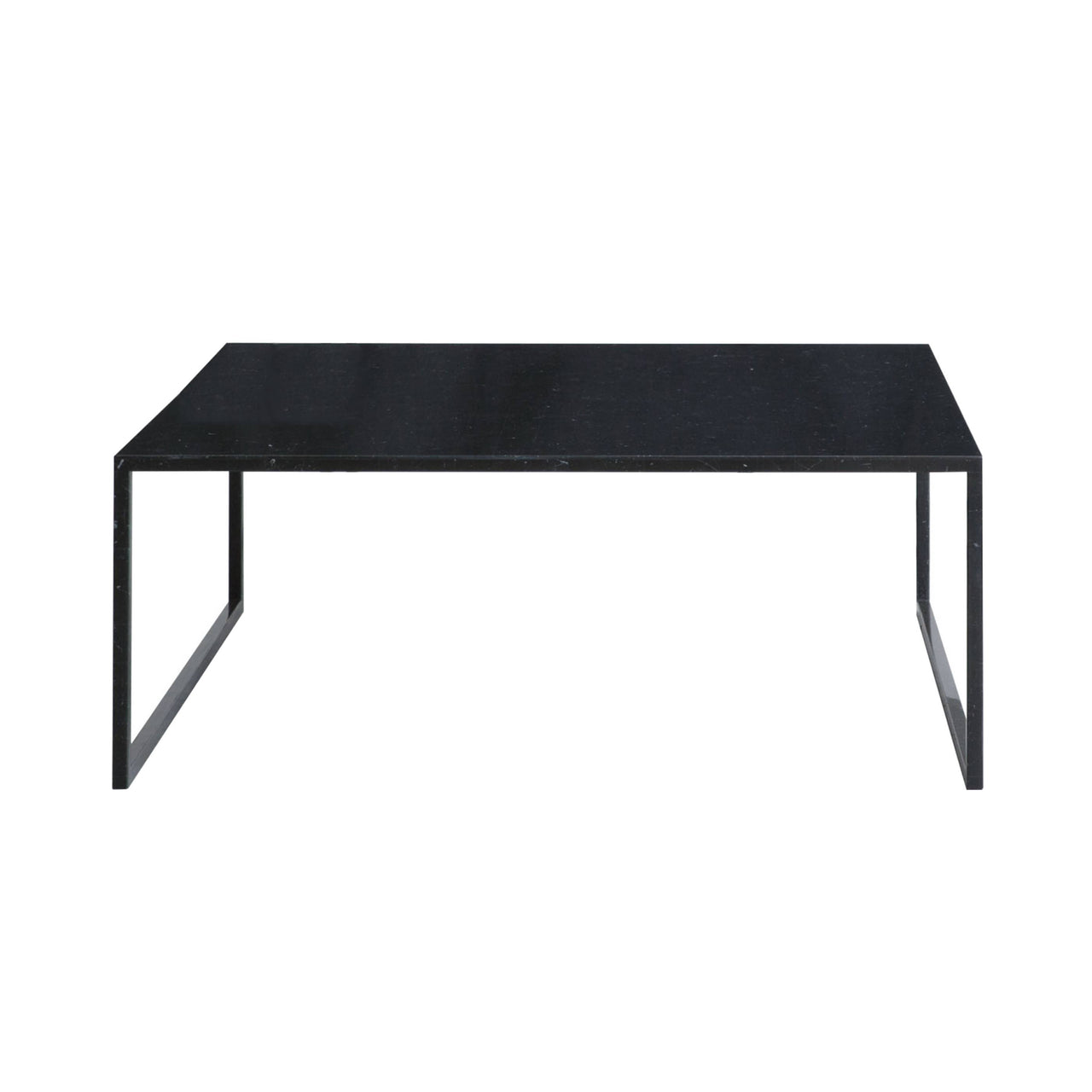 BK Center Table: Black Carrara Marble + Square