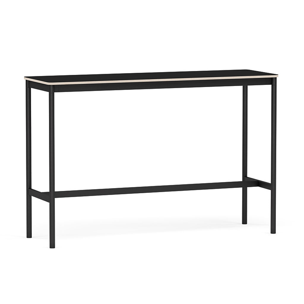 Base High Table: 160 + Black Laminate + Plywood Edge + Black