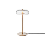 Blossi Table Lamp: Nordic Gold + Clear