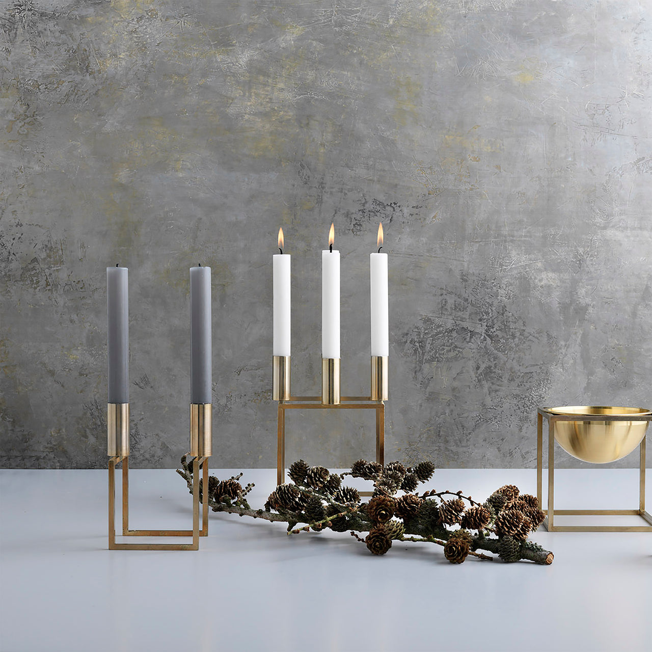 Kubus Line Candleholder