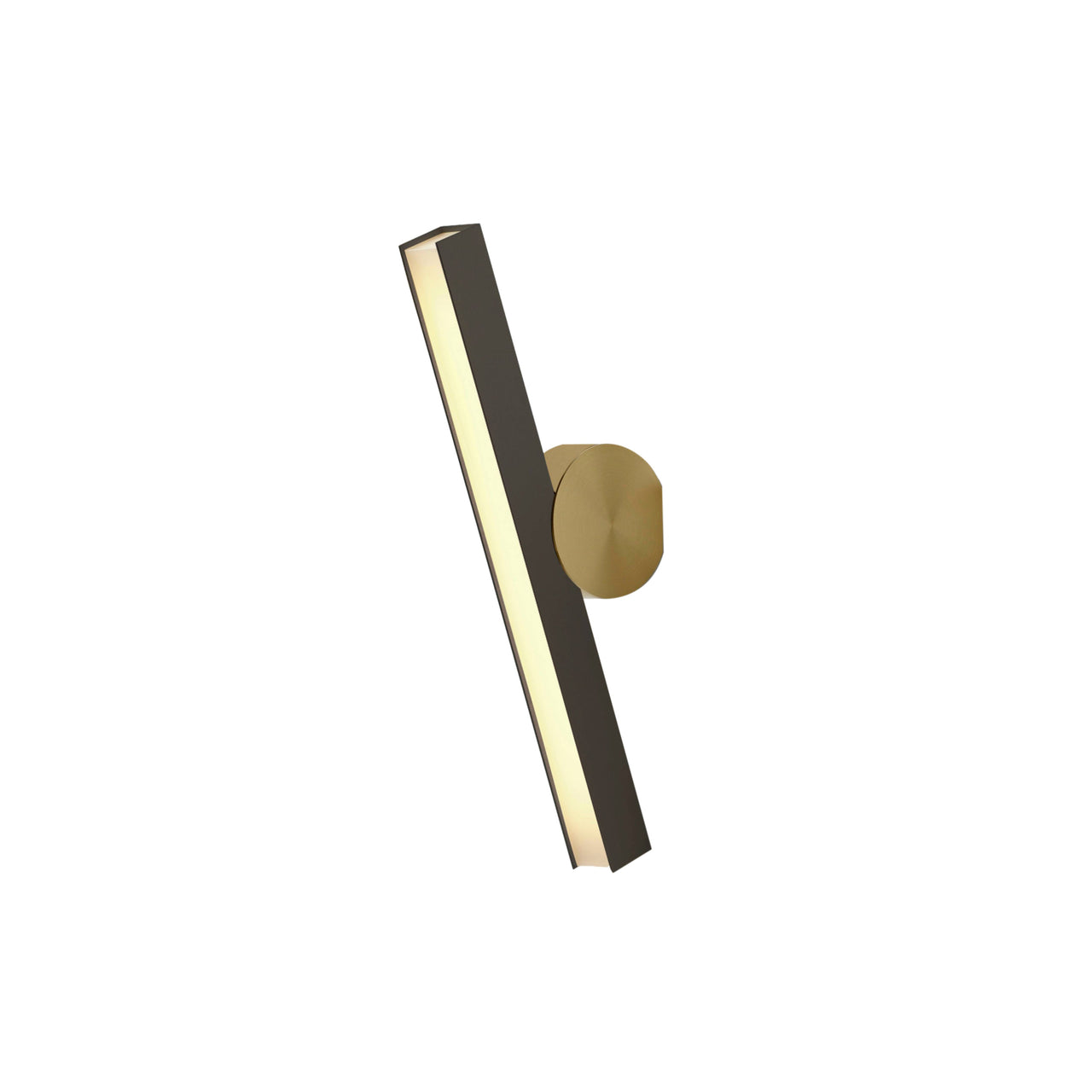 Calé(e) Wall Light: Version 3 + Satin Graphite + Satin Brass