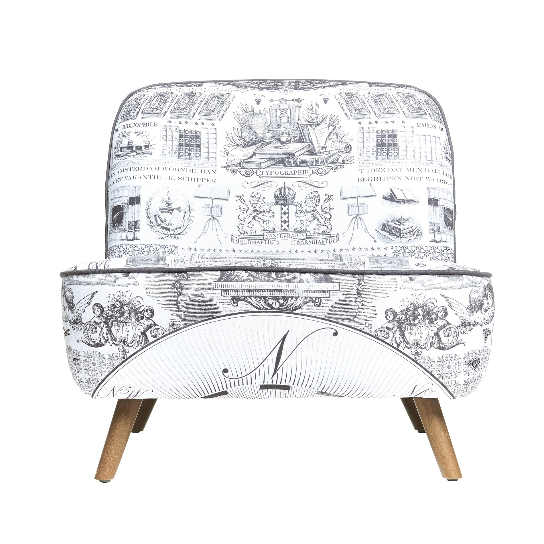 Cocktail Chair: White Wash Stained