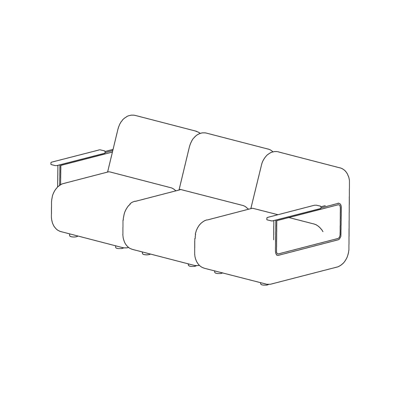 Gin Sofa - Configuration 2