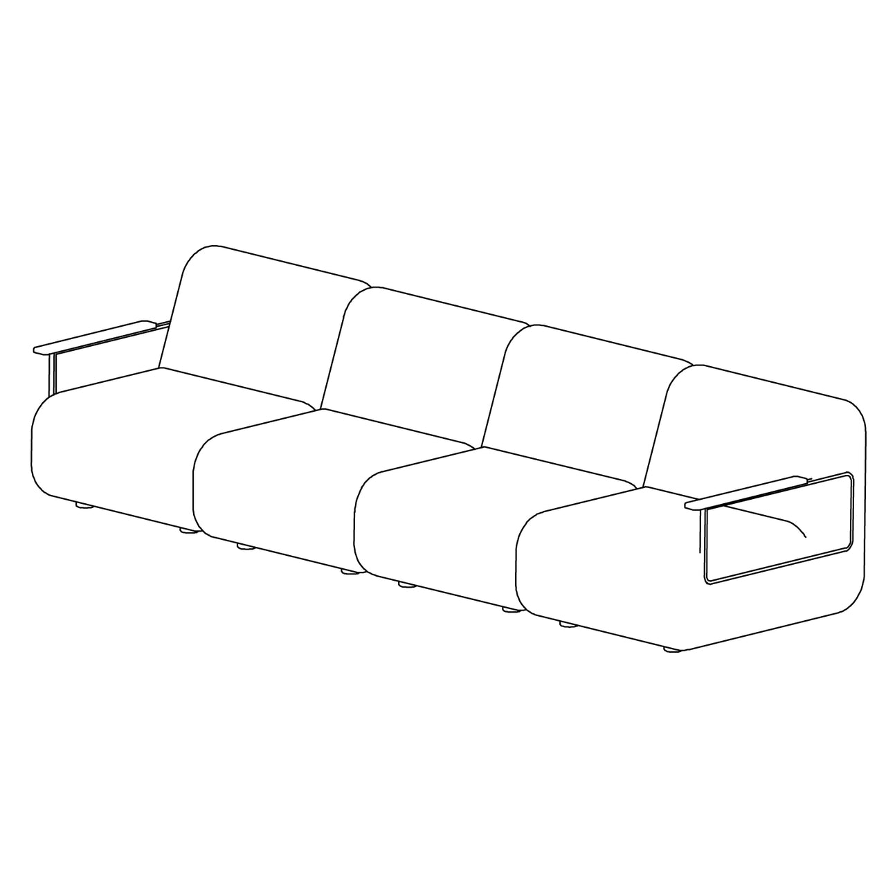 Gin Sofa - Configuration 3