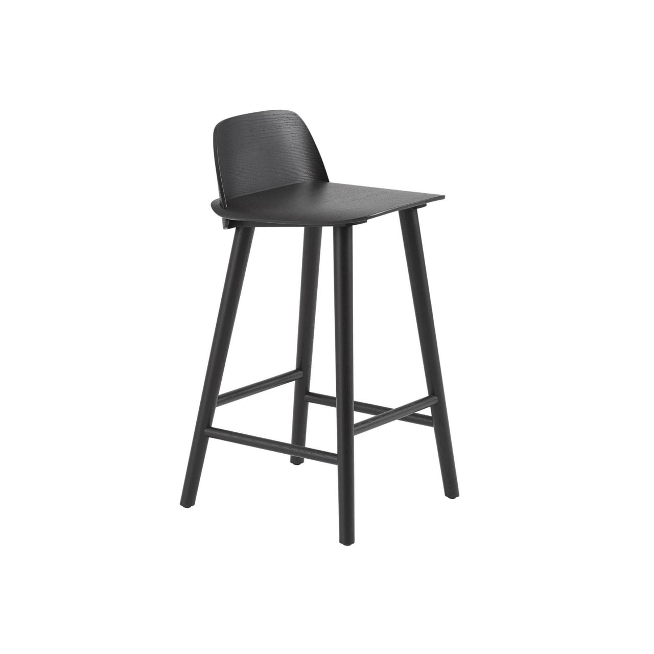 Nerd Bar + Counter Stool: Counter + Black 