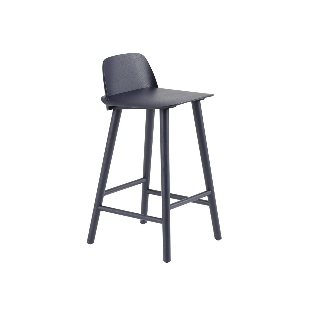 Nerd Bar + Counter Stool: Counter + Midnight Blue