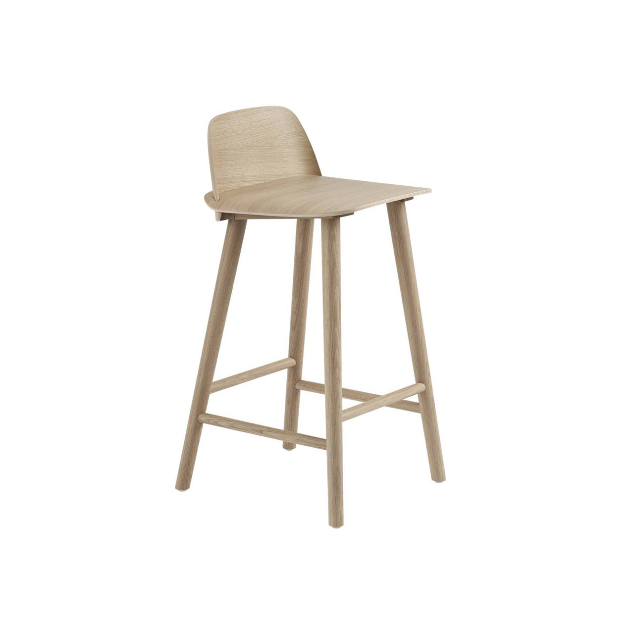 Nerd Bar + Counter Stool: Counter + Oak 