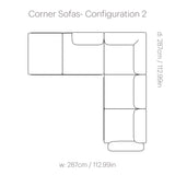 In Situ Modular Sofa: Corner + Configuration 2
