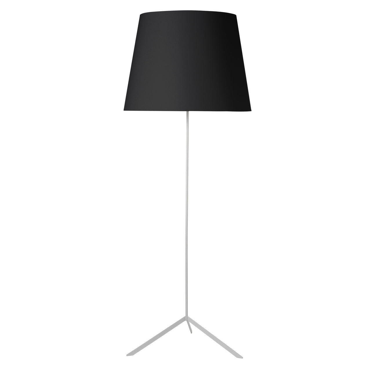 Double Shade Floor Lamp: Black